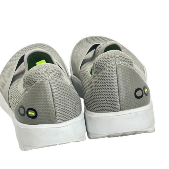 Oofos Women's OOmg Low Gray White Size 9.5 - Picture 2 of 10